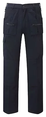 £10.49 • Buy WORKWEAR Blue Castle Cargo Action Multi Pocket Trousers - Navy, Black SALE Save