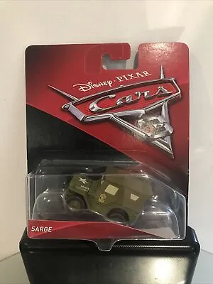 Mattel Disney Pixar Cars 3 Sarge Green Die Cast 1:55 New • $24.99