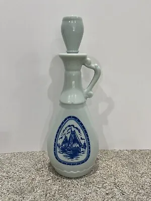 Vintage Jim Beam 1963 Delft Blue Windmill Dutch Ship Empty Whiskey Decanter • $16.90