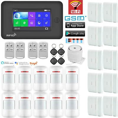 X28 WiFi Tuya APP GSM Wireless DIY Home Security Alarm System+Alexa+Google Home • $179.54