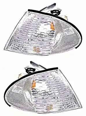 BMW 3-series E46 Sedan Wagon 1998-2001 Corner Lights Turn Signals White Pair • $22.50