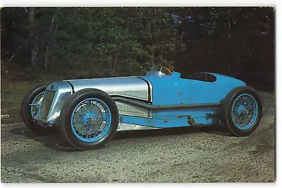 Postcard Long Island Auto Museum - 1927 DELAGE GRAND PRIX RACER VTG FCP. • £3.66