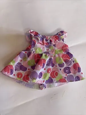 Baby Alive Snackin Sara Replacement Doll Dress Pink & Purple Bubbles Print • $6.64