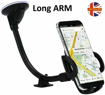 In Car Suction Phone Holder Dashboard Windscreen Universal Mount Rotatable • £8.99