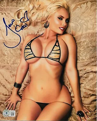 £99.12 • Buy Coco Austin Autographed Signed Hot & Sexy Ice Loves Coco Bas Coa 8x10 Photo 