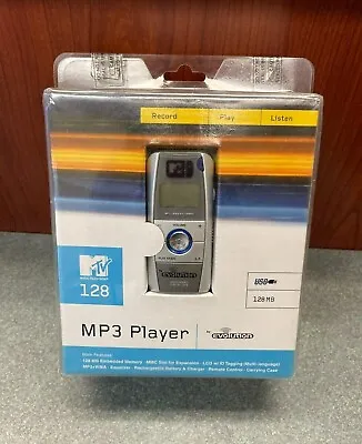 MTV Evolution 128 MB MP3 Player Bundle W/Batteries & Charger Earphones RARE • $129.99