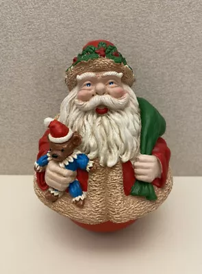 Vintage Kurt Alder Santa’s World Workshop Round Santa Music Player • $24.99