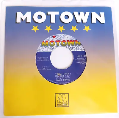 David Ruffin - I'm So Glad I Fell For You 7  Vinyl Record 1969 MOTOWN M 1158 • £9.95