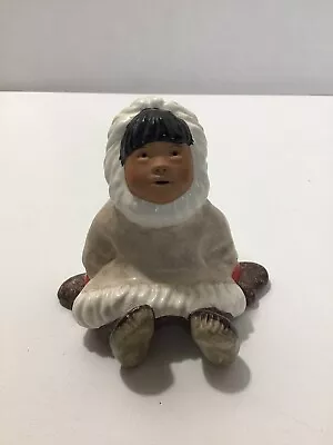 C. Alan Johnson Alaskan Inuit Eskimo Child Figurine Joey 1962 Boy • $30