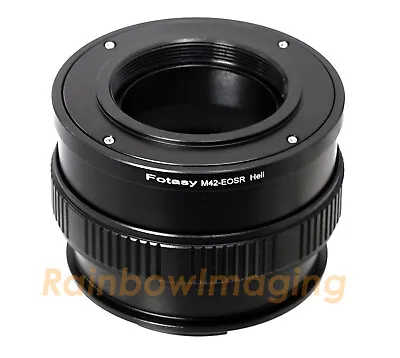 M42 Screw Lens To Canon EOS R RP R5 R6 Ra Camera Adapter Macro Focusing Helicoid • $34.47