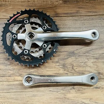 Vintage Shimano Deore XT FC-M737 8 Speed Triple Crankset Square Taper 175  • $119.99