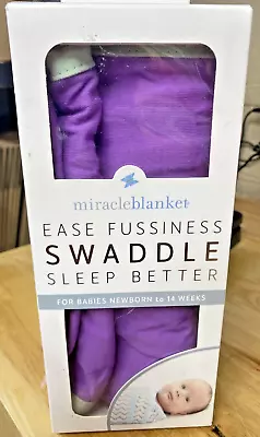 Miracle Blanket Purple Swaddle-NEW • $19.99