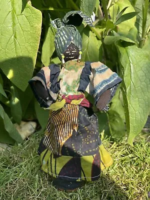 £10 • Buy Vintage  African Folk Art Rag Doll