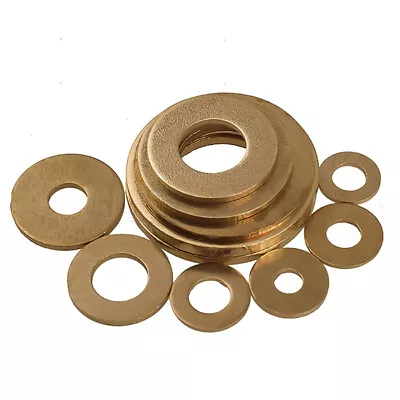 £1.96 • Buy Washers Flat Ring General Purpose Brass M2M2.5M3M4M5M6M8M10M12M14M16M18M20M22M24