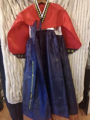 Korean Hanbok Dress Ethnic Dance Traditional Long Sleeve AUTHENTIC✨Lot Of 2 • $120