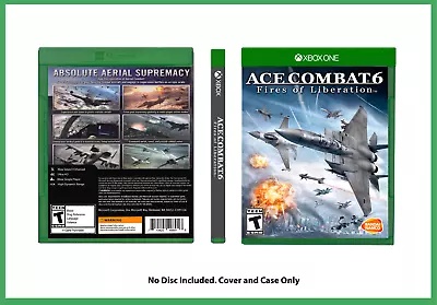 CUSTM CASE REPLACEMENT NO DISC Ace Combat 6 XBOX SEE DESCRIPTION • $13.99