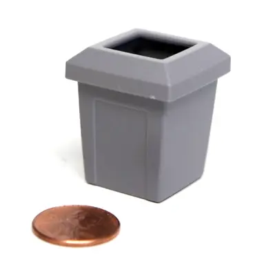 $1.99 • Buy Playmobil Miniature Fast Food Restaurant School Cafeteria Garbage Trash Can 6441