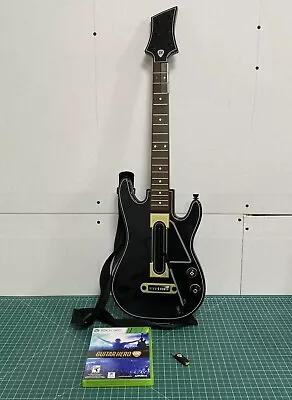 Guitar Hero Live Xbox 360 Complete Bundle Guitar Dongle & Game Tested • $99.95