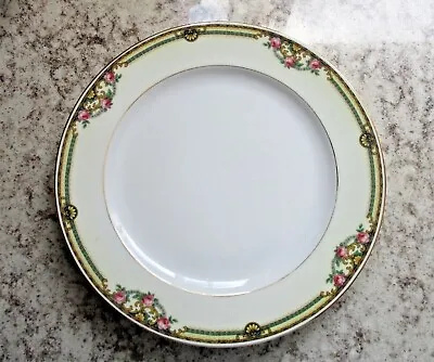 Eschenbach Bavaria H&W Gloria 1 Dinner Plate 10  Porcelain China Gold Rim Floral • $9.90