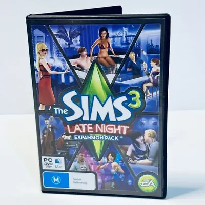 The Sims 3 Late Night Expansion Pack With Manual 2010 PC MAC Game No Manual • $7.57