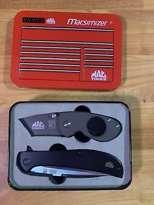 Al Mar Mac Tools Havana Clipper Cigar Cutter/ Pocket Knife Gift Set Macsimizer • $69.99