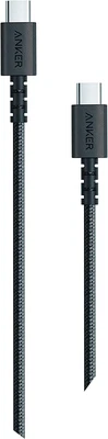 $25 • Buy ANKER POWERLINE SELECT+ USB-C To USB-C 2.0 CABLE 1.8M - Black Braided Nylon