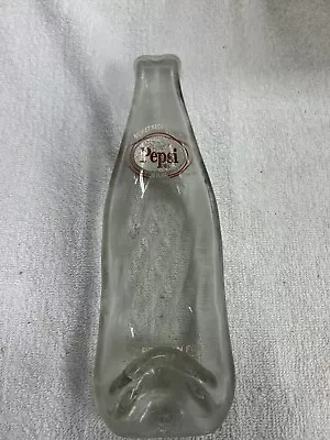 Pepsi Vintage 10 Oz Glass Bottle Flat Melted Spoon Rest • $19.88