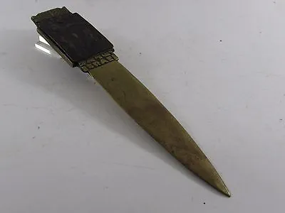 Vintage Nordia Brass Letter Opener Israel W/ Hidden Compartment Pullout Pictures • $69.99