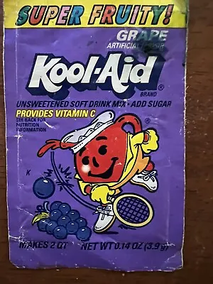 Kool-Aid 1970s-1980s Vintage Grape Packet Unopened NOS! • $7.99