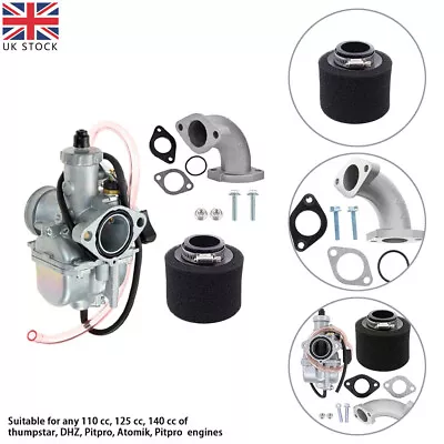 VM22 26mm Carb Carburettor Fits For Mikuni 110 125 140cc Pit Dirt Bike Pitpro UK • £15.40