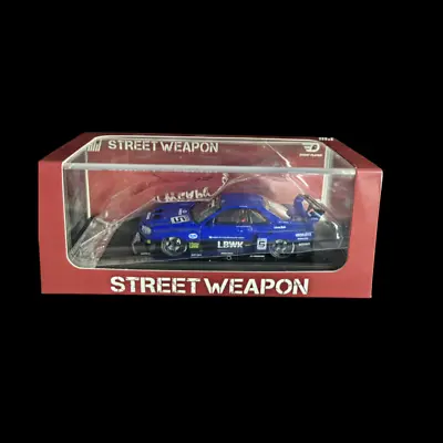 1/64 SW NISSAN ER34 Skyline GT-R R34 LBWK + ENGINE BLUE 2023 Small Scale Modle  • $38