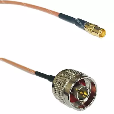 USA-CA RG188  MCX FEMALE To N MALE Coaxial RF Pigtail Cable • $8.99