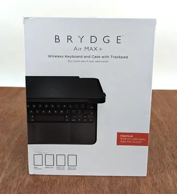 BRY4022 Air MAX+ Wireless Keyboard Case W/MultiTouch Trackpad For IPad Air Black • $34.99