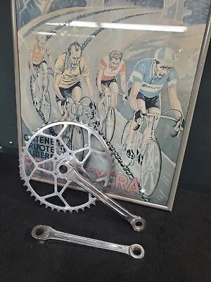 1950's Chrome Steel Magistroni Crankset 170mm • $125