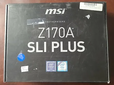 MSI Z170a SLI Plus Motherboard Intel LGA 1151 Socket For Parts Or Repair • $20