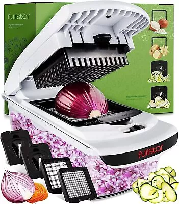 Spiralizer Onion Vegetable Cutter With Food Container Professional Slicer Slicer • $36.75