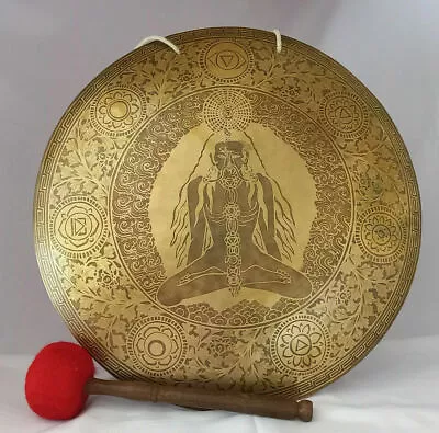 Yogi Wind Gong  44cm 2kg Chakra Meditation Kundalini Yoga Nice Sound From Nepal • $228.38