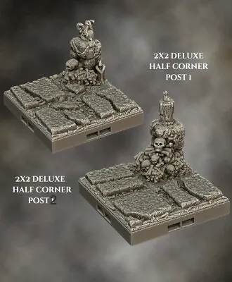 $15 • Buy Catacombs Deluxe Tiles Various -Aether Studios-2x2-3DPrinted Dragonlock Terrain