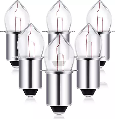 6 Pieces 6-Volt/ 4D-4.8-Volt 0.75A Bayonet Base Krypton Bulb Flashlight Bulbs • $15.05