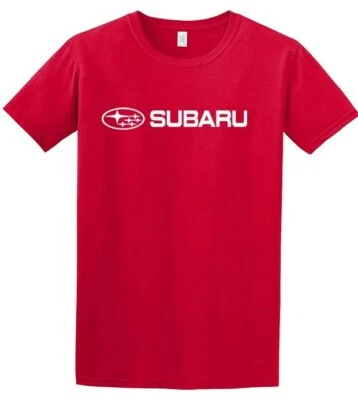 £19.62 • Buy Subaru Basic Tee Shirt Impreza Sti T Shirt Official Genuine WRX NEW Red Racing