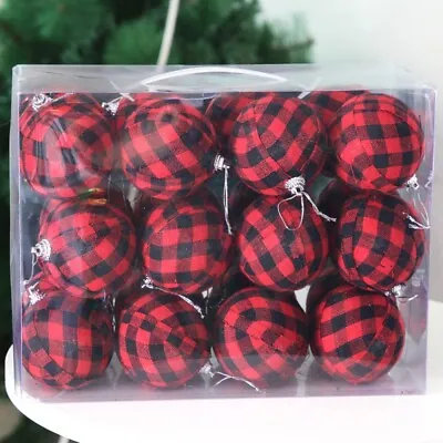 24PCS Christmas Decorations Baubles Xmas Tree Balls Party Wedding Ornament AU • $25.37