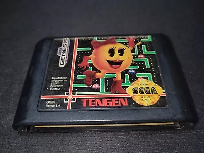 Ms. Pac-Man Tengen Sega Genesis EXMT Condition Authentic Game Cartridge • $10.99