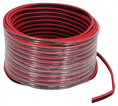 $16.95 • Buy Rockville RED 16G50 OFC 16 Gauge 50 Foot 100% Copper Speaker Wire Car Audio
