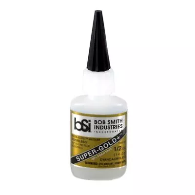 Super-Gold Gap Filling CA Glue 1/2 Oz HOBBY MODELING ACCESSORY BSI 126 • $8.35