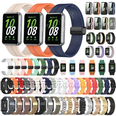 For Samsung Galaxy Fit 3 Nylon/Silicone/Stainless Steel Wrist Strap Watch Band • $10.03
