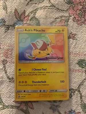 Pokemon The Movie I Choose You Ash's Pikachu SM108 SEALED Promo!! • $12