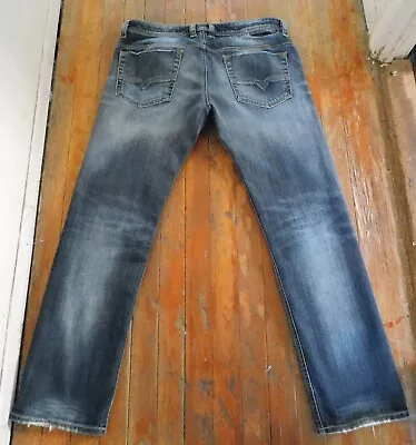 Diesel Safado 0885k-stretch Size 34 X 30 Mens Jeans • $75