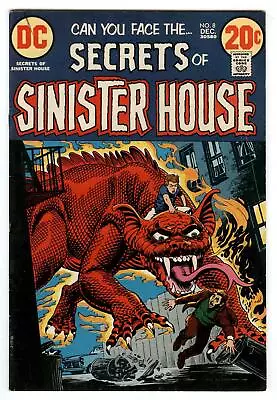 Secrets Of Sinister House #8 Dec 1972 Vintage DC Horror Dragon/ Werewolf Stories • $9.99