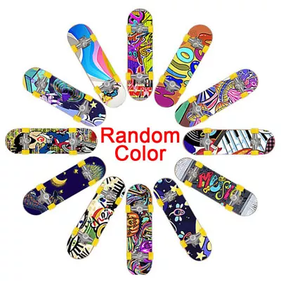 1PC Cute Kids Children Mini Fingerboard Skate Boarding Gifts Party Toy RandoBNS • $5.27