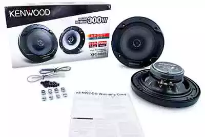  Kenwood Flush Mount KFC-1666S 300 Watts 6.5  2-Way Car Audio Speakers 6-1/2  • $34.90